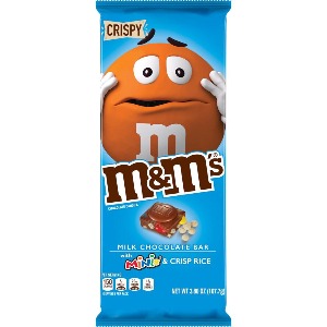 M&M's Milk Chocolate Bar w/ Crisp Rice 3.8oz