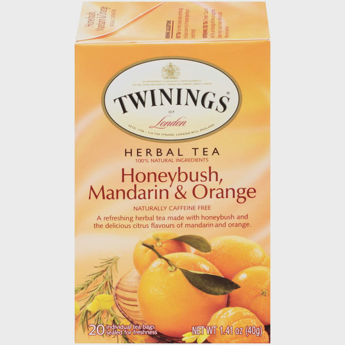 Twinings Honeybush Mandarin Tea bags 20ct
