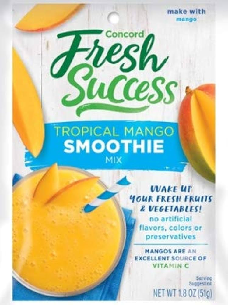 Fresh Success Tropical Mango Smoothie Mix 1.8oz