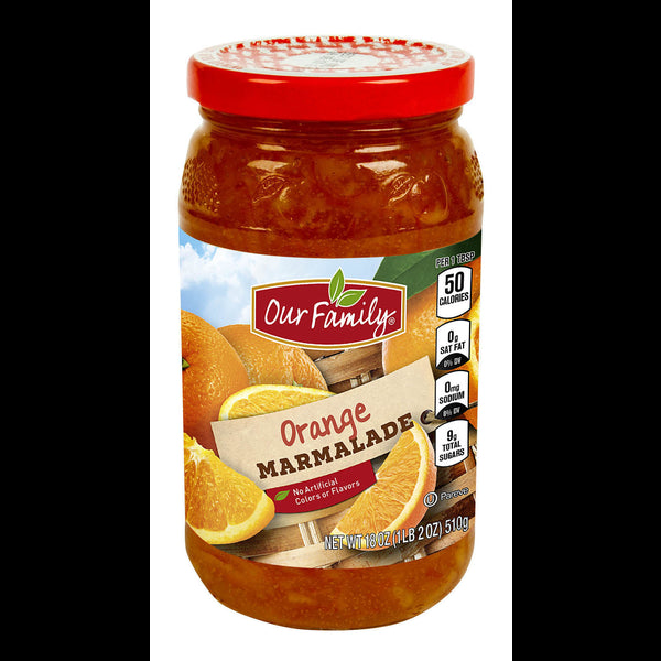 Our Family Orange Marmalade 18oz