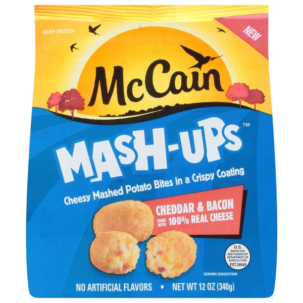 McCain Mash-Ups Cheddar & Bacon Potato Bites 12 oz