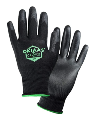 Okiaas Safety/Work Gloves 2 Pair - Size M