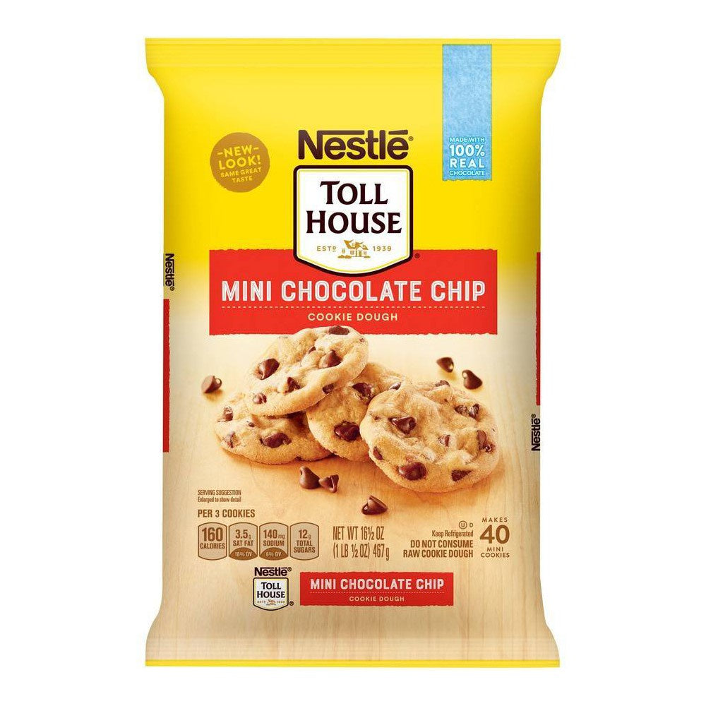 Toll House Mini Chocolate Chip Cookie Dough 16oz
