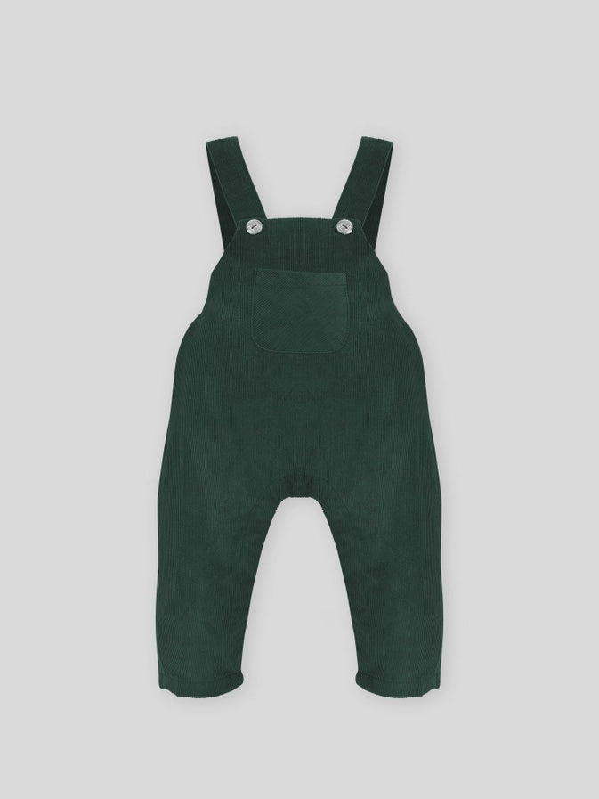 Bib Overalls Corduroy Moss Green 36m