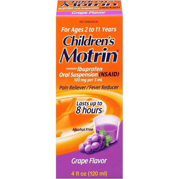 Children's Motrin Grape Flavor 4oz