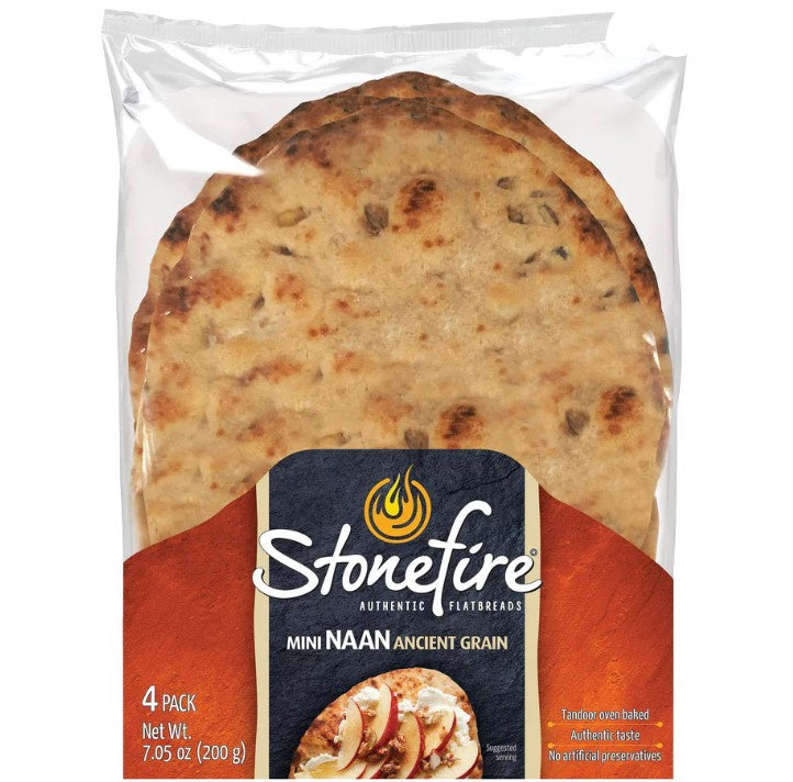 Stonefire Ancient Grain Mini Naan Bread 4ct
