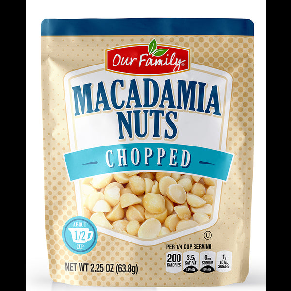 Our Family Macadamias Chopped 2.25oz