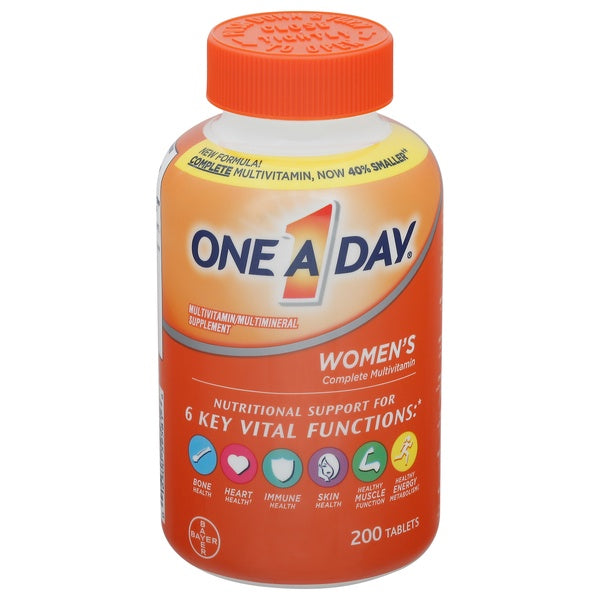 One A Day Womens Complete Vitamin Tabs 200ct