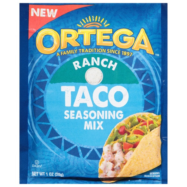Ortega Ranch Taco Seasoning Packet 8oz