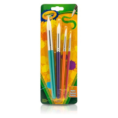 Crayola 4 Pack Paint Brushes