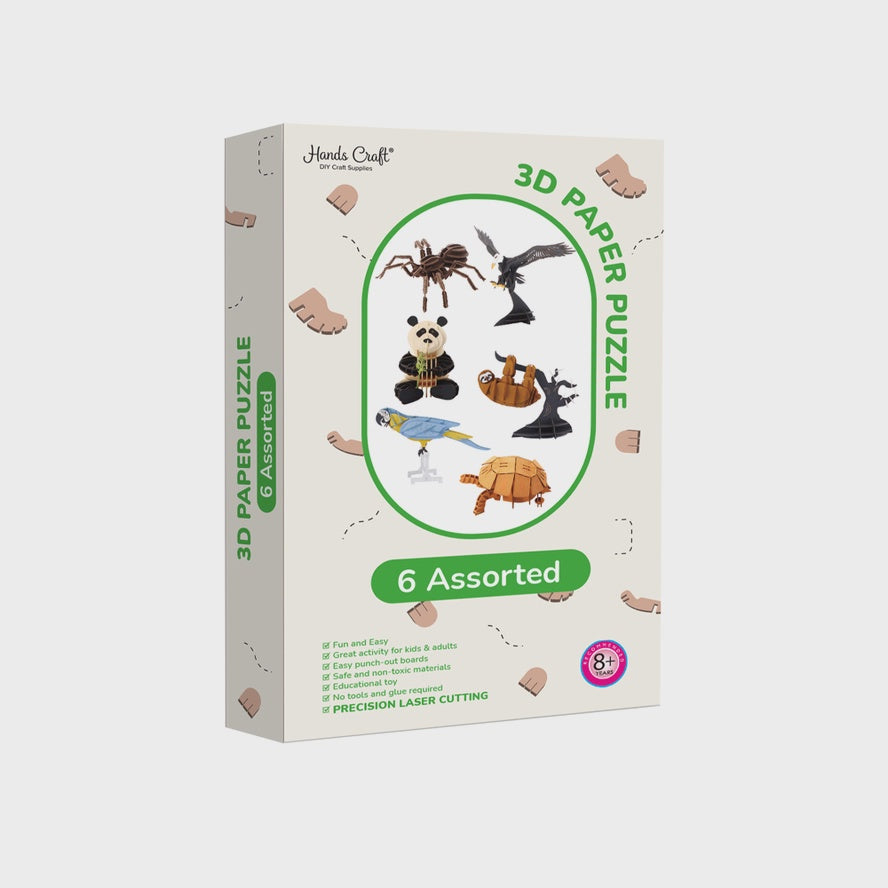 3D Animal Paper Puzzle Pack