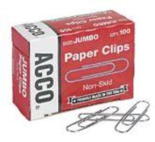 Office Depot Jumbo Non-Skid Paper Clips 100ct