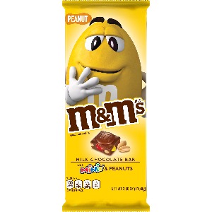 M&M's Milk Chocolate Bar w/ Peanuts 3.9oz