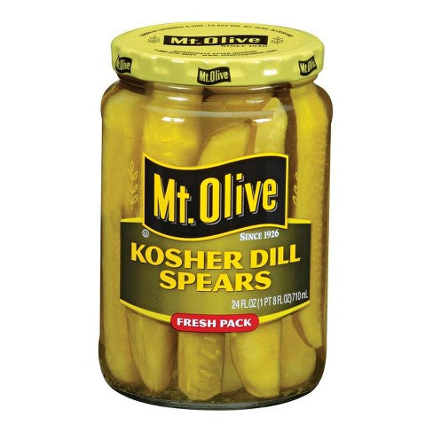 Mt Olive Kosher Dill Spears 24oz