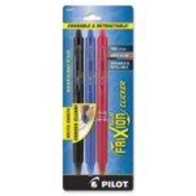 Pilot Frixion Pens blue, red, black Erasable 3pk