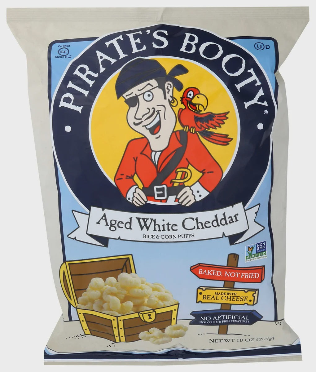Pirates Booty Cheddar Corn Puffs 8 Pack