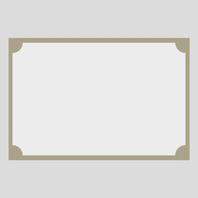 Zela Placemats 25ct Golden Border