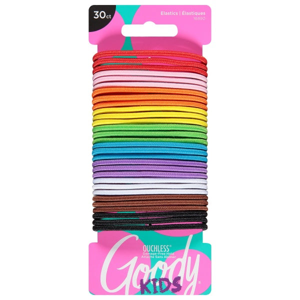 Goody Girls Rainbow Hair Elastics 30ct