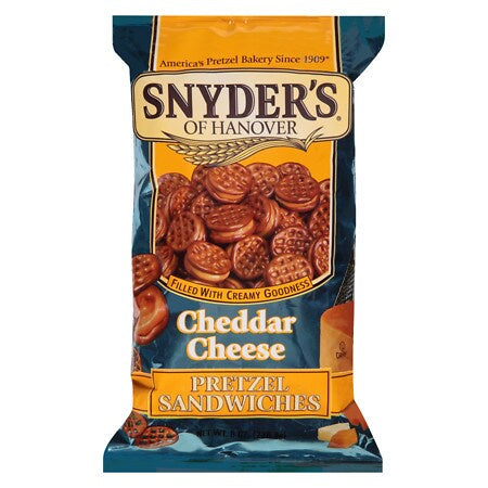 Synder's Cheddar Cheese Filled Pretzels 8 oz.