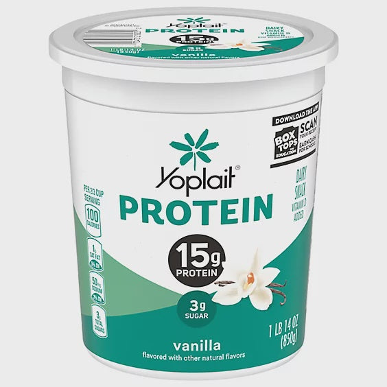 Yoplait Protein Yogurt Tub Vanilla 30oz
