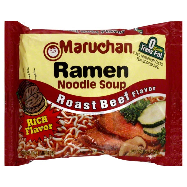 Ramen Noodle Soup Roast Beef Flavor 3 oz