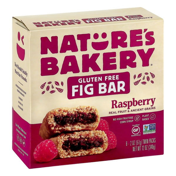 Nature's Bakery Raspberry Fig Bar Gluten Free 12 oz