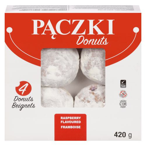 CT Bakery Raspberry Paczki Donuts 4ct