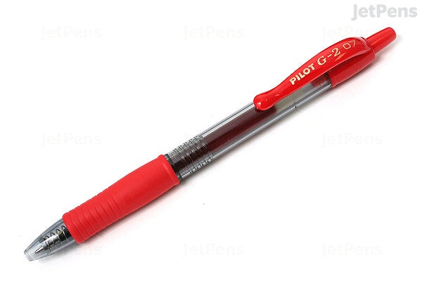 G2 Pilot Gel Pen Red 4 Count