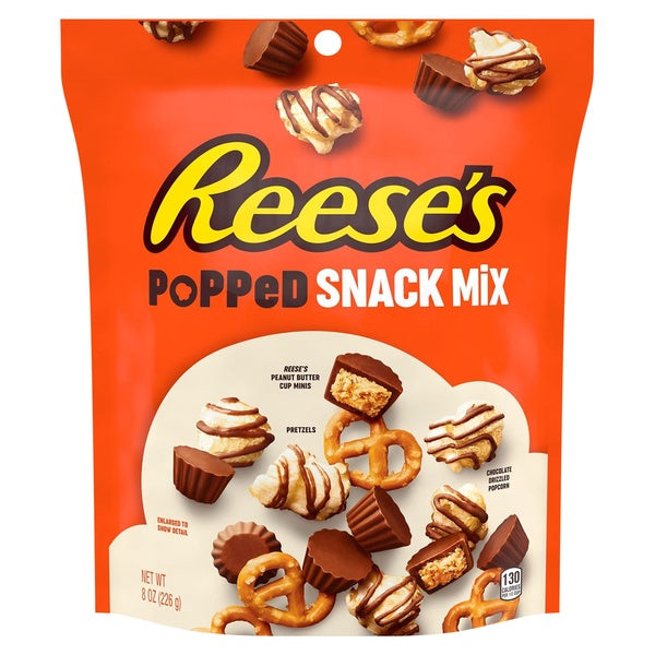 Reese's Popp'd Snack Mix Pouch 8oz