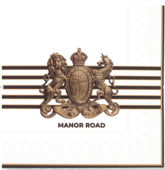 Manor Road Luncheon Napkins 20 ct