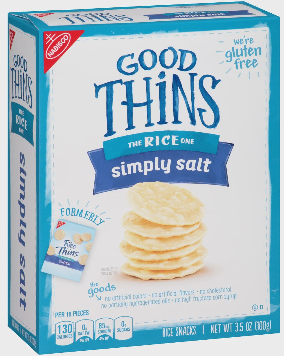 Good Thins Rice Simply Salt Crackers 3.5 oz