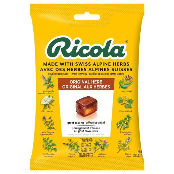 Ricola Original Cough Drops 21ct