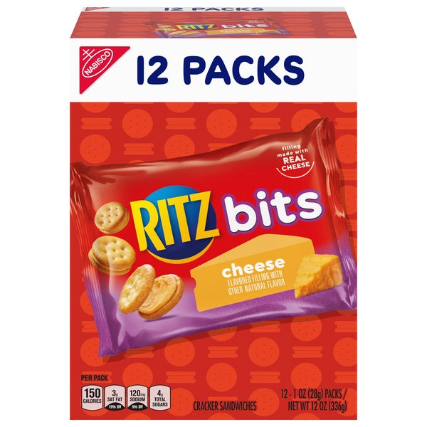 Nabisco Ritz Bits Multipack Cheese 12ct