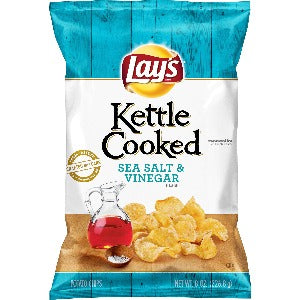 Lay's Kettle Cooked Sea Salt & Vinegar 8oz