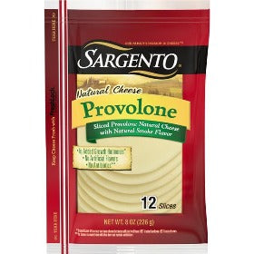 Sargento Provolone Sliced Cheese 12 ct