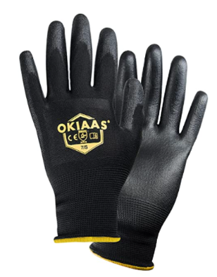 Okiaas Safety/Work Gloves 2 Pack -Size Small