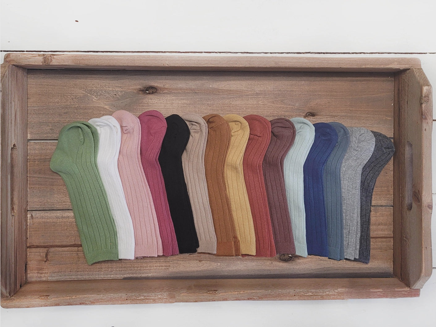 Olive & Cradle Ribbed Knee Socks 4-6T