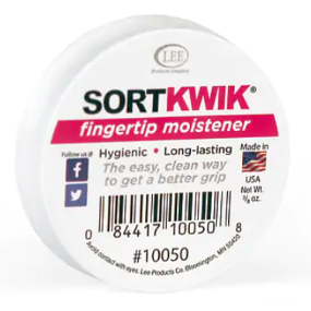 Fingertip Moistener/Sort Kwik  3/8 oz.