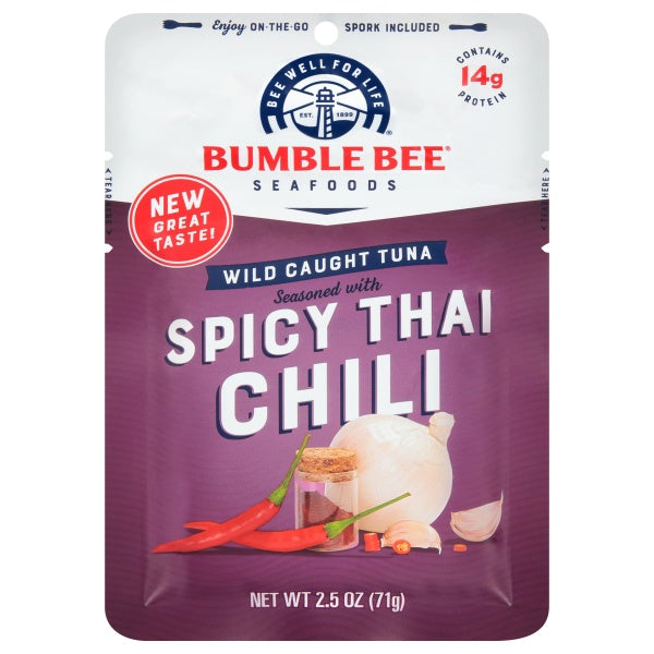 Bumble Bee Wild Caught Tuna Spicy Thai Chili Pouch 2.5oz