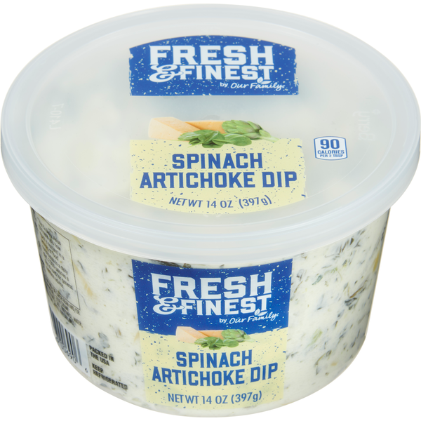 Fresh & Finest Spinach Artichoke Dip 14oz