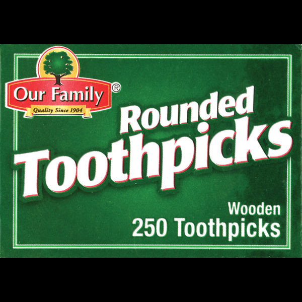 Our Family Round Toothpicks 250ct