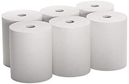 Paper Towels for Automatic Dispenser/ White - 6 Rolls / 10" wide