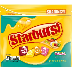 Starburst Fruit Chews Candy Tropical 15.6