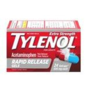 Tylenol Rapid Release Gels 24caps