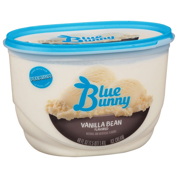 Blue Bunny Vanilla Bean 48oz