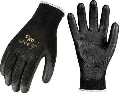 Vgo Poly Coated Work/Garden Gloves -  Size L & XL