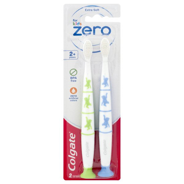 Colgate Zero Kids Toothbrush 2pk